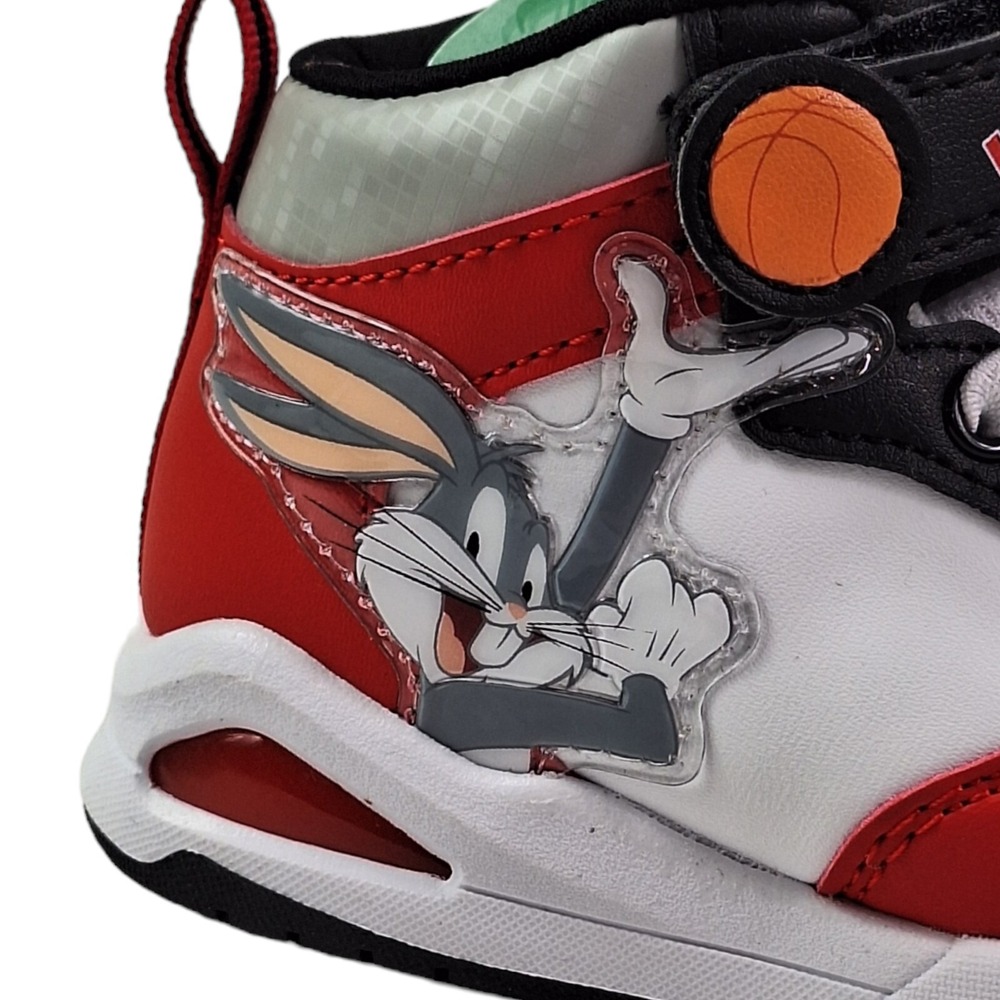 Looney Tunes High Top Shoes Size 9 (17cm) Little Kids Bugs Bunny Daffy Duck New - Picture 12 of 16